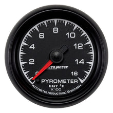 画像をギャラリービューアに読み込む, Autometer ES 52.4mm Pyrometer 0-1600 Degree F FSE Gauge