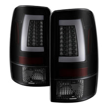 画像をギャラリービューアに読み込む, Spyder 00-06 GMC Yukon/Yukon XL V2 Light Bar LED Tail Lights - Blk Smoke (ALT-YD-CD00V2-LBLED-BSM)
