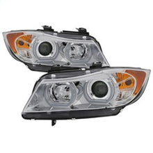 画像をギャラリービューアに読み込む, Spyder BMW E90 3-Series 06-08 4DR V2 Headlights - HID Only - Chrome PRO-YD-BMWE9005V2-AFSHID-C