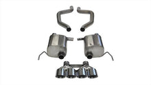 画像をギャラリービューアに読み込む, Corsa 17-19 Chevy Corvette Z06 (Grand Sport Only) 3in Axle Back Xtreme Exhaust Pol Quad 4.5in Tip