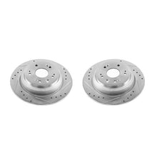 画像をギャラリービューアに読み込む, Power Stop 10-11 Honda Accord Crosstour Rear Evolution Drilled &amp; Slotted Rotors - Pair