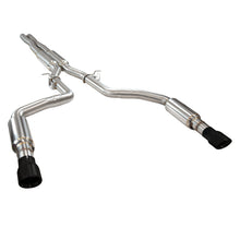 画像をギャラリービューアに読み込む, Kooks 2015+ Dodge Charger 3in OEM Style Cat-Back Exhaust w/ 4in Black Slash Cut Tips