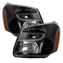 画像をギャラリービューアに読み込む, xTune Chevy Equinox 05-09 OEM Style Headlights Black HD-JH-CEQ05-AM-BK