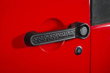 画像をギャラリービューアに読み込む, Rugged Ridge Elite Dr Hndle Inserts Black Tread 2Dr 07-18 Jeep Wrangler JK
