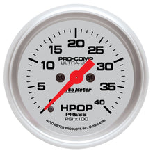 画像をギャラリービューアに読み込む, Autometer Ultra-Lite 2 1/16in Electrical 0-4000 PSI High Press Oil Pressure Gauge 94-07 Ford 7.3L