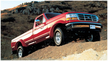 画像をギャラリービューアに読み込む, Bushwacker 92-96 Ford Bronco Cutout Style Flares 2pc - Black