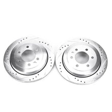 画像をギャラリービューアに読み込む, Power Stop 07-17 Ford Expedition Rear Evolution Drilled &amp; Slotted Rotors - Pair