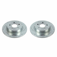 画像をギャラリービューアに読み込む, Power Stop 18-20 Ford Transit Connect Rear Evolution Drilled &amp; Slotted Rotors - Pair