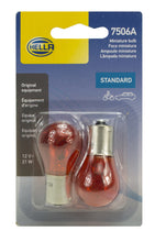 画像をギャラリービューアに読み込む, Hella Bulb 12V 21W Ba15S S8 Amber (2)