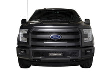 画像をギャラリービューアに読み込む, Putco 15-17 Ford F-150 - SS Black Punch Design w/ 10in Luminix Light bar Bumper Grille Inserts