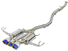 画像をギャラリービューアに読み込む, aFe Takeda 3in 304 SS Cat-Back Exhaust w/ Blue Flame Tips 2017+ Honda Civic Type R I4 2.0L (t)