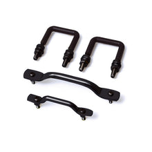 画像をギャラリービューアに読み込む, Rugged Ridge Windshield Tie Down Kit Black 55-95 Jeep CJ / Jeep Wrangler