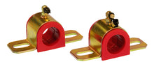 画像をギャラリービューアに読み込む, Prothane Universal 90 Deg Greasable Sway Bar Bushings - 30MM - Type B Bracket - Red