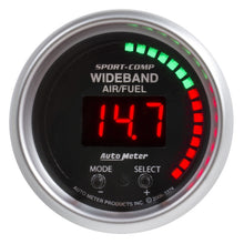 画像をギャラリービューアに読み込む, Autometer Sport-Comp 52mm Air/Fuel Ratio Pro Plus Digital w/ Peak &amp; Warning Gauge