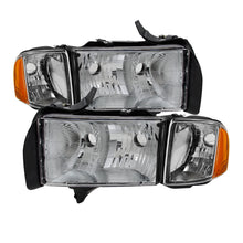 画像をギャラリービューアに読み込む, xTune Dodge Ram Sport Model Only 1999-2002 OEM Headlights Chrome HD-JH-DR99-SP-C
