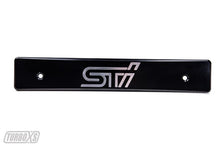 画像をギャラリービューアに読み込む, Turbo XS 15-17 Subaru WRX/STi Billet Aluminum License Plate Delete Black Machined STi Logo