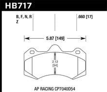 画像をギャラリービューアに読み込む, Hawk AP Racing CP7040D54 HPS 5.0 Brake Pads