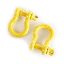 画像をギャラリービューアに読み込む, Rugged Ridge Yellow 7/8in D-Rings