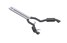 画像をギャラリービューアに読み込む, MBRP 15-17 Ford Mustang GT 5.0 3in Cat Back Dual Split Rear Race Version 4.5in Tips - Black Coated