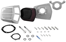 画像をギャラリービューアに読み込む, K&amp;N Street Metal Intake System 01-16 Harley-Davidson Shaker Silver H/D Softail/Dyna Fl
