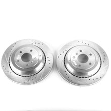 画像をギャラリービューアに読み込む, Power Stop 05-06 Mercedes-Benz G55 AMG Rear Evolution Drilled &amp; Slotted Rotors - Pair