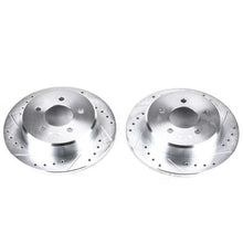 画像をギャラリービューアに読み込む, Power Stop 97-07 Chrysler Town &amp; Country Rear Evolution Drilled &amp; Slotted Rotors - Pair