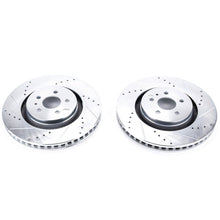 画像をギャラリービューアに読み込む, Power Stop 19-22 Lincoln Nautilus Rear Drilled &amp; Slotted Rotor (Pair)