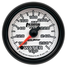 画像をギャラリービューアに読み込む, Autometer Phantom II 52mm Full Sweep Electronic 100-260 Deg F Water Temperature Gauge
