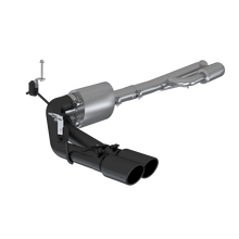 画像をギャラリービューアに読み込む, MBRP 2019+ Chevrolet Silverado 1500 4.5L/5.3L Pre-Axle Dual Side Exit w/ 4in OD Tip- Black Coated