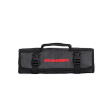 画像をギャラリービューアに読み込む, Go Rhino XVenture Gear Tool Wrench Roll - Large (4x4in. Closed) 12oz Waxed Canvas - Black