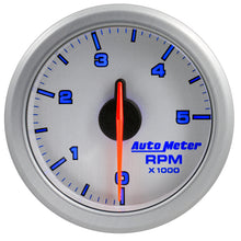 画像をギャラリービューアに読み込む, Autometer Airdrive 2-1/6in Tachometer Gauge 0-5K RPM - Silver