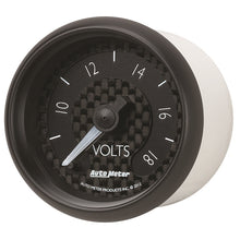 画像をギャラリービューアに読み込む, Autometer GT Series 52mm Full Sweep Electronic 8-18 Volts Voltmeter