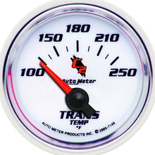 画像をギャラリービューアに読み込む, Autometer C2 52mm 100 - 250 Deg. F Electronic Trans Temp Gauge