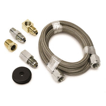 画像をギャラリービューアに読み込む, Autometer #4 Braided SS Line (-4AN) 3ft 1/8in NPT Fittings