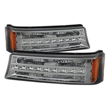 画像をギャラリービューアに読み込む, xTune Chevy Silverado 03-06 / Avalanche 02-06 LED Bumper Lights Smoke CBL-JH-CS03-LED-SM