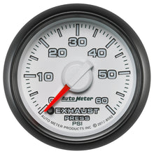 画像をギャラリービューアに読み込む, AutoMeter Gauge Exhaust Press. 2-1/16in. 60PSI Stepper Motor Ram Gen 3 Factory Match