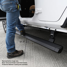 画像をギャラリービューアに読み込む, RealTruck 20-24 Jeep Gladiator CC 4dr VoltStep Electric Running Board Kit - Bedliner Coating