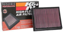 画像をギャラリービューアに読み込む, K&amp;N 17-19 SsanYong Rexton L4-2.2L DSL Replacement Drop In Air Filter