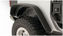 画像をギャラリービューアに読み込む, Bushwacker 07-18 Jeep Wrangler Flat Style Flares 4pc Fits 2-Door Sport Utility Only - Black