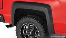 画像をギャラリービューアに読み込む, Bushwacker 15-18 Chevy Silverado 2500 HD Fleetside Extend-A-Fender Style Flares 4pc - Black