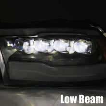 画像をギャラリービューアに読み込む, AlphaRex 09-18 Dodge Ram 1500HD NOVA LED Projector Headlights Plank Style Design Alpha Black w/DRL