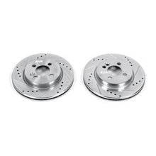 画像をギャラリービューアに読み込む, Power Stop 07-09 Mini Cooper Front Evolution Drilled &amp; Slotted Rotors - Pair