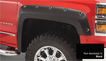 画像をギャラリービューアに読み込む, Bushwacker 16-18 Chevy Silverado 1500 Fleetside Pocket Style Flares 4pc 78.8/97.8in Bed - Black