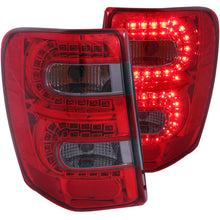 画像をギャラリービューアに読み込む, ANZO 1999-2004 Jeep Grand Cherokee LED Taillights Red/Smoke