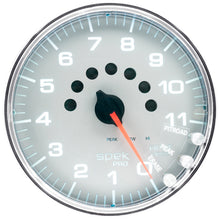 画像をギャラリービューアに読み込む, Autometer Spek-Pro Gauge Tachometer 5in 11K Rpm W/Shift Light &amp; Peak Mem Silver/Chrome
