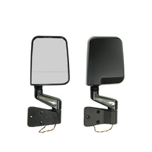 画像をギャラリービューアに読み込む, Rugged Ridge 87-02 Jeep Wrangler YJ/TJ Black Dual Focus Door Mirror Kit w/ LED Signal