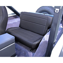 画像をギャラリービューアに読み込む, Rugged Ridge Fold&amp;Tumble Rear Seat Black Denim 76-95 Jeep CJ / Jeep Wrangler