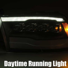 画像をギャラリービューアに読み込む, AlphaRex 09-18 Dodge Ram 1500HD NOVA LED Projector Headlights Plank Style Design Alpha Black w/DRL