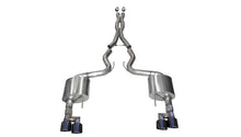 画像をギャラリービューアに読み込む, Corsa 18-23 Ford Mustang 5.0L V8 3in Sport Cat-Back Dual Rear Exit w/ 4in Black PVD Pro-Series Tips