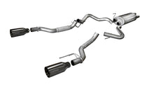 画像をギャラリービューアに読み込む, Corsa 2017-2020 Ford F-150 Raptor 3.5L Sport Cat-Back Dual Rear Exit w/ 5in Gunmetal Tip